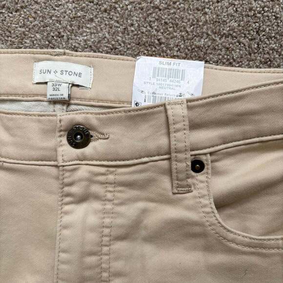 Sun + Stone Men's Sable Straight Fit Jeans, Exclusively at - Macy's, - Picture 5 of 7